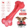 Dog Chew Toy Dog Teething Toy Dog Chew Bone with Beef Flavor Suitable for Aggressive Chewers Small Medium Large Dogs