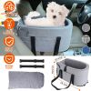Console Pet Car Seat with Storage Pocket Booster Car Seat Portable Pet Travel Bag Machine Washable Pet Seat Fit For Small Dog Cat