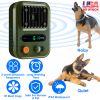 Ultrasonic Anti-Barking Device Rechargeable Auto Dog Bark Control Deterrent Box Training Device IPX4 Waterproof with 3 Frequency Max 32.8Feet Sensing