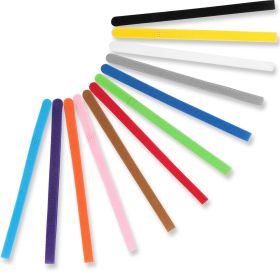 12 Colors Whelping Puppy ID Collars Adjustable Double-Sided Pet ID Bands (Option: PuppyCollarBandLarge)