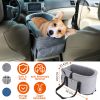 Console Pet Car Seat with Storage Pocket Booster Car Seat Portable Pet Travel Bag Machine Washable Pet Seat Fit For Small Dog Cat